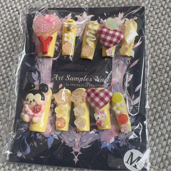Press On Cute Cartoon Nail Art Set Size Medium - Picture 2 of 13